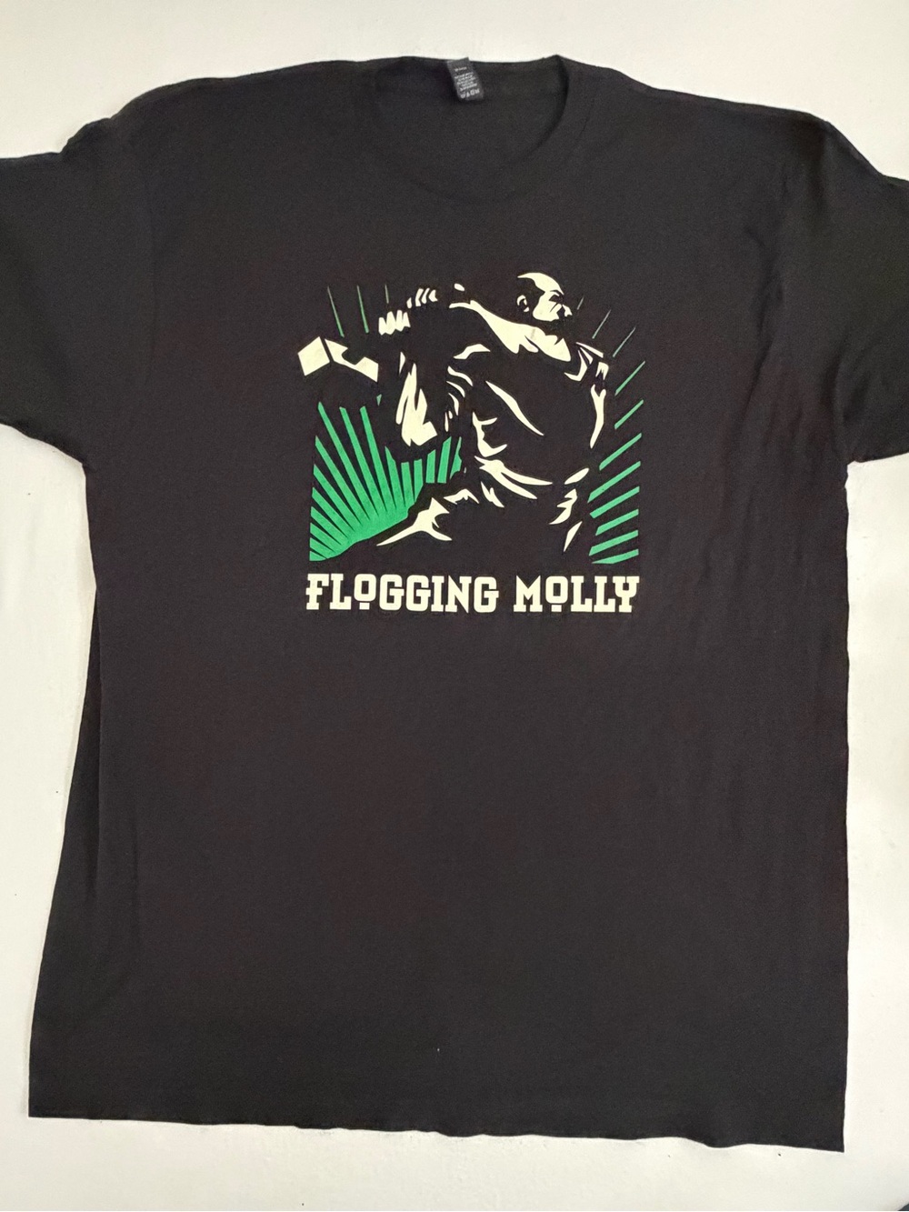 New Flogging Molly Graphic Band T-Shirt Black Men’s XL